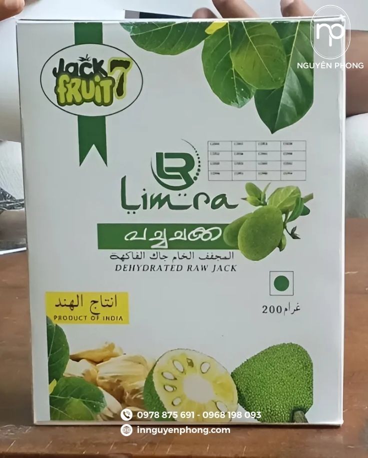 Mẫu hộp đựng mít sấy phổ biến